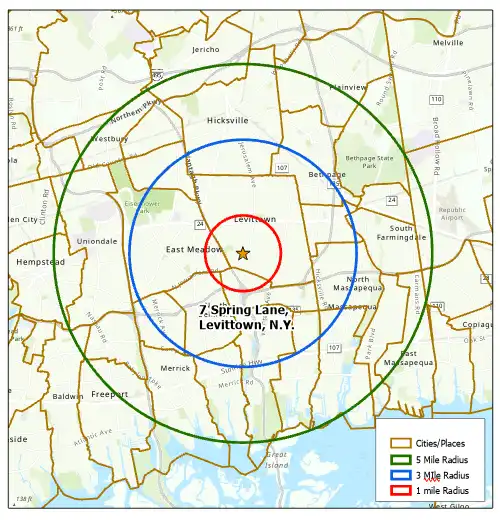 Population Demographics by Radius